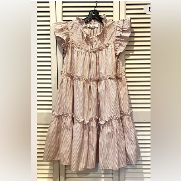 EN SAISON Ida Ruffle Mini Dress Size Small - Picture 2 of 4